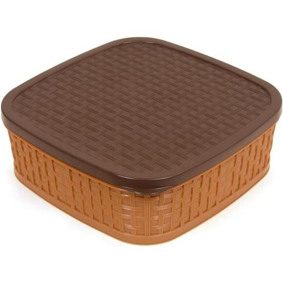 Plastic masala spice box with 7 compartments dry fruit container kitchen storage - Picture 5 of 8